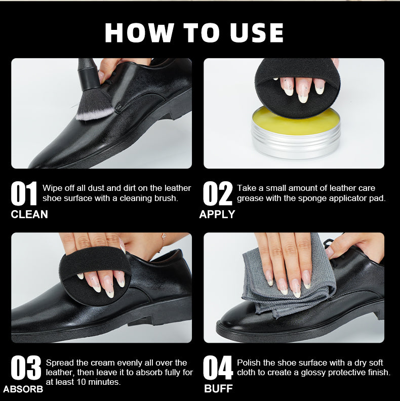 X-SMILE Neutral Mink Oil Leather Care & Repair Kit