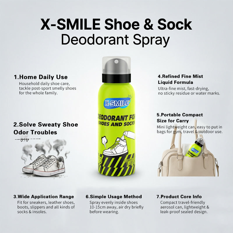 X-SMILE Shoe & Sock Deodorant Cleaning Kit