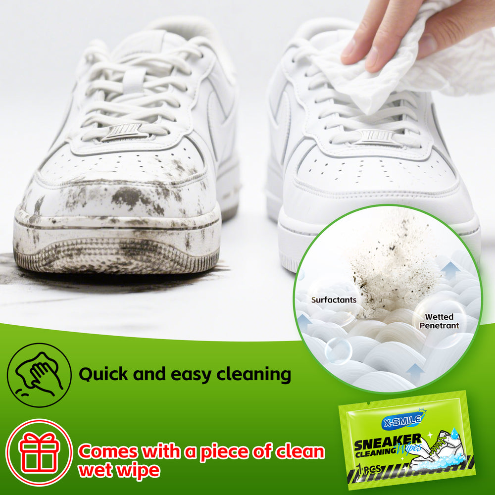X-SMILE Sneaker Cleaner Kit - 4 Piece Shoe Cleaning Set