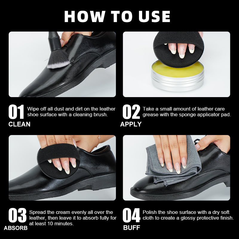 X-SMILE Neutral Mink Oil Leather Care & Repair Kit