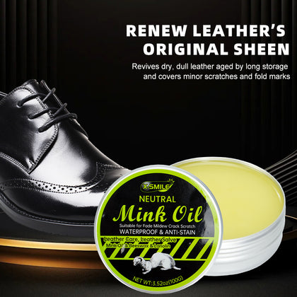 X-SMILE Neutral Mink Oil Leather Care & Repair Kit
