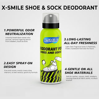 X-SMILE Shoe & Sock Deodorant Spray
