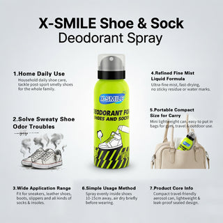 X-SMILE Shoe & Sock Deodorant Cleaning Kit
